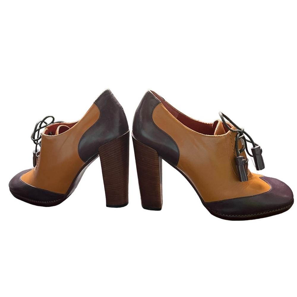 Marc by Marc Jacobs leather brogue heels - Picture 3 of 5